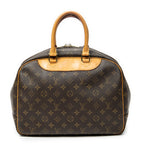 Handbag Deauville Brown Monogram Canvas