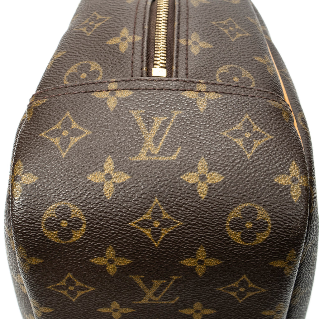 Handbag Deauville Brown Monogram Canvas