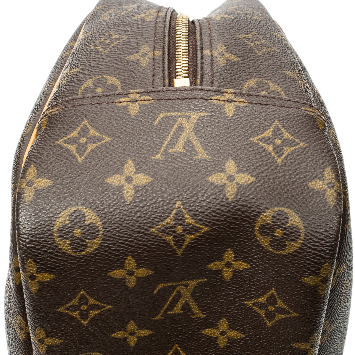 Handbag Deauville Brown Monogram Canvas