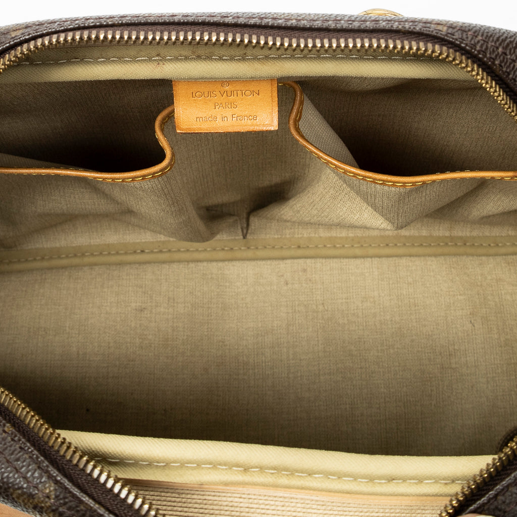 Handbag Deauville Brown Monogram Canvas