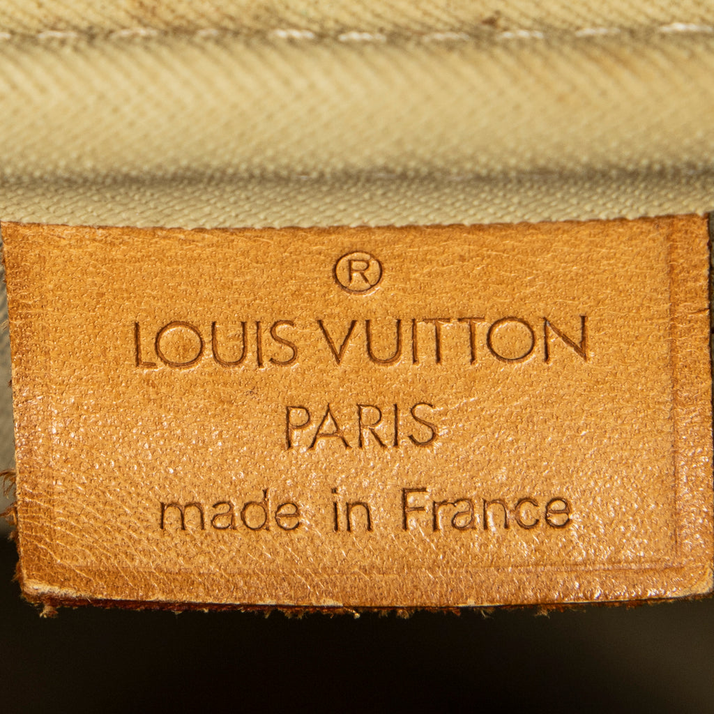 Handbag Deauville Brown Monogram Canvas