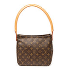 Sac bandoulière Looping MM Toile Monogram marron