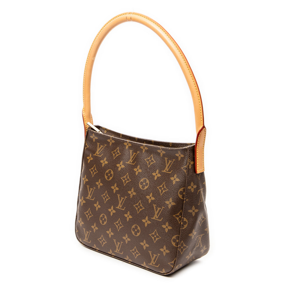 Shoulder Bag Looping MM Brown Monogram Canvas