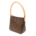 Shoulder Bag Looping MM Brown Monogram Canvas