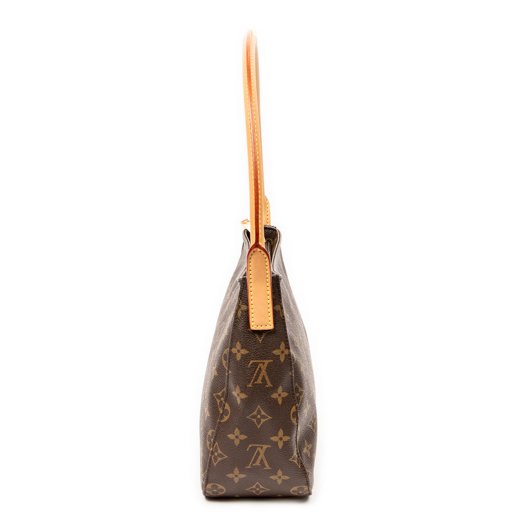 Shoulder Bag Looping MM Brown Monogram Canvas