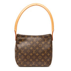 Shoulder Bag Looping MM Brown Monogram Canvas