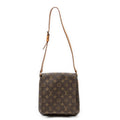 Shoulder Bag Musette Salsa Brown Monogram Canvas