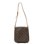 Shoulder Bag Musette Salsa Brown Monogram Canvas