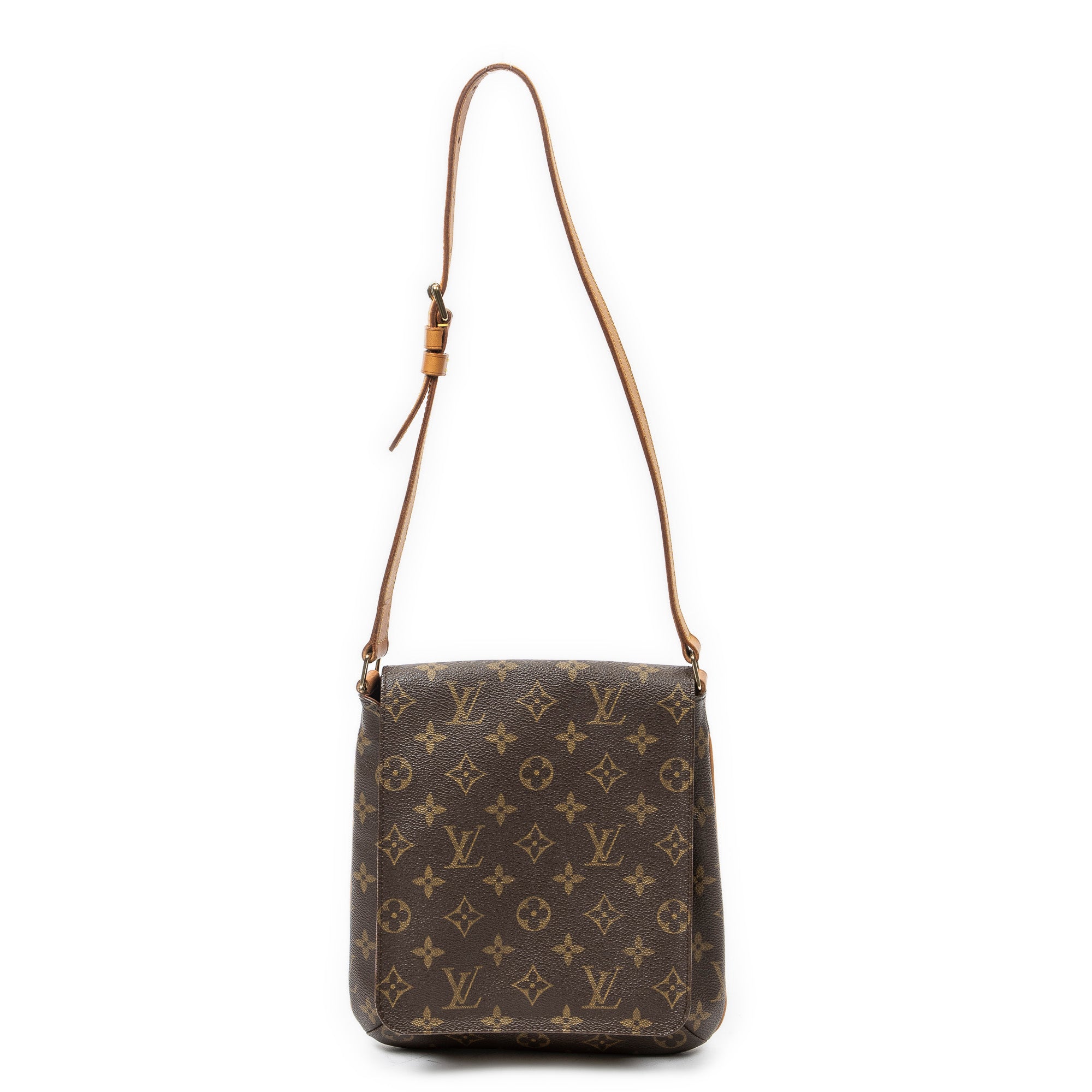 Shoulder Bag Musette Salsa Brown Monogram Canvas