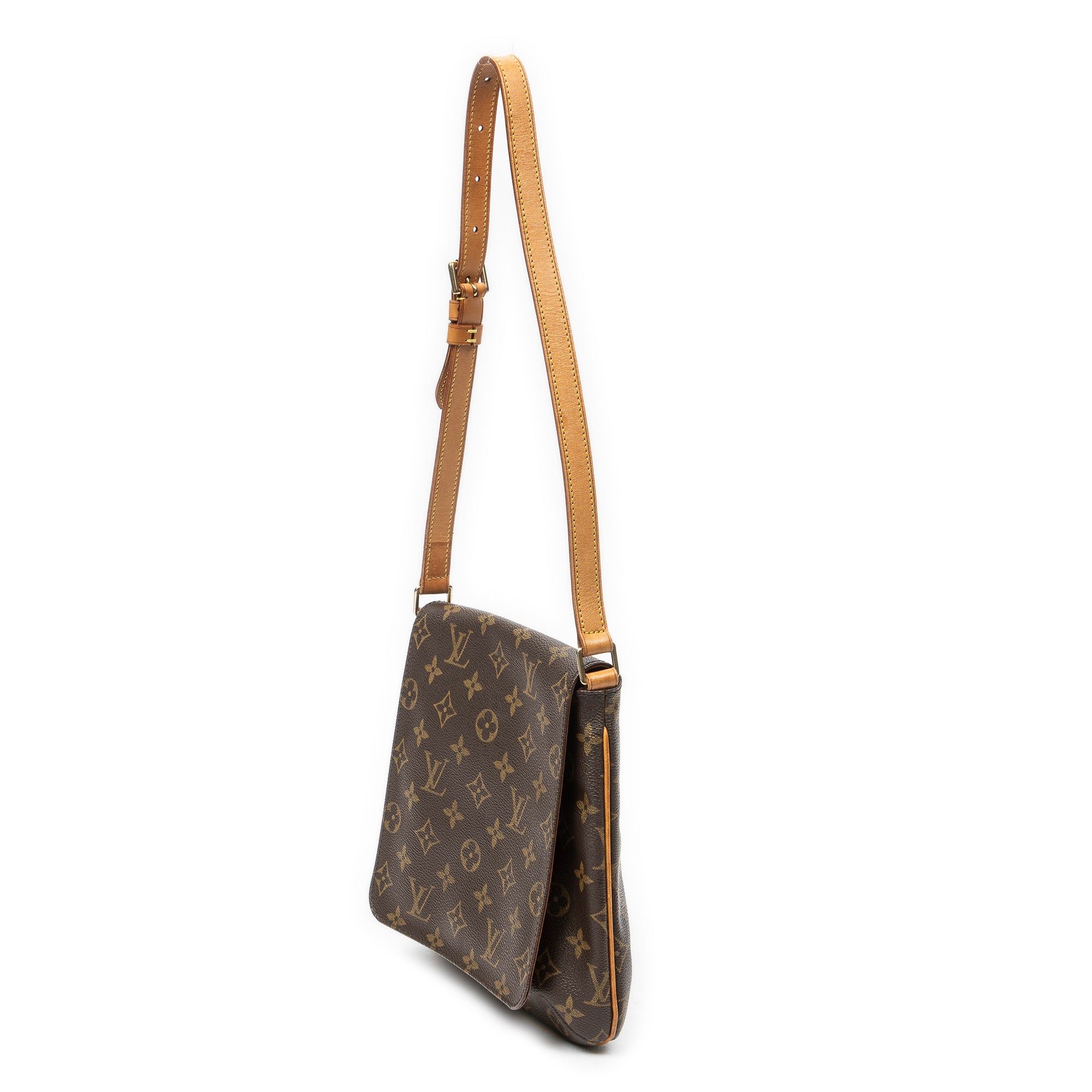 Shoulder Bag Musette Salsa Brown Monogram Canvas