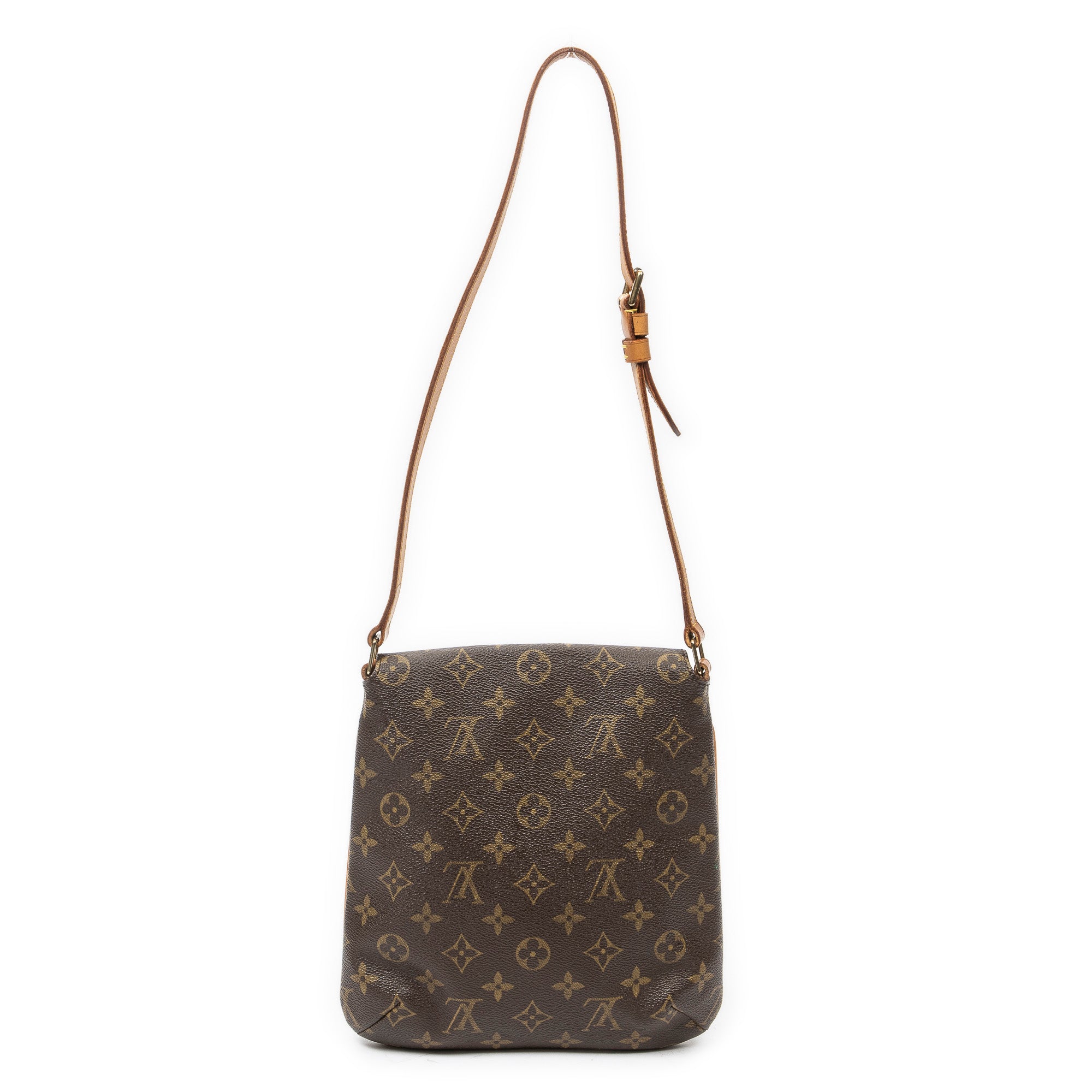 Shoulder Bag Musette Salsa Brown Monogram Canvas