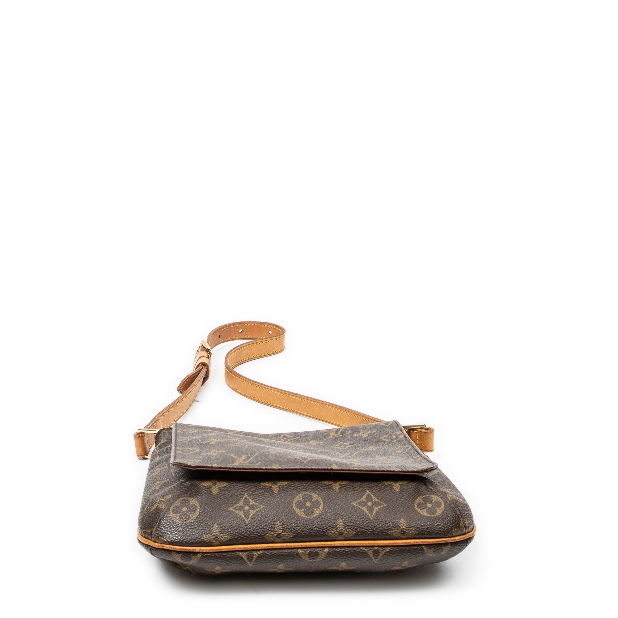 Shoulder Bag Musette Salsa Brown Monogram Canvas