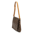 Shoulder Bag Musette Salsa Brown Monogram Canvas