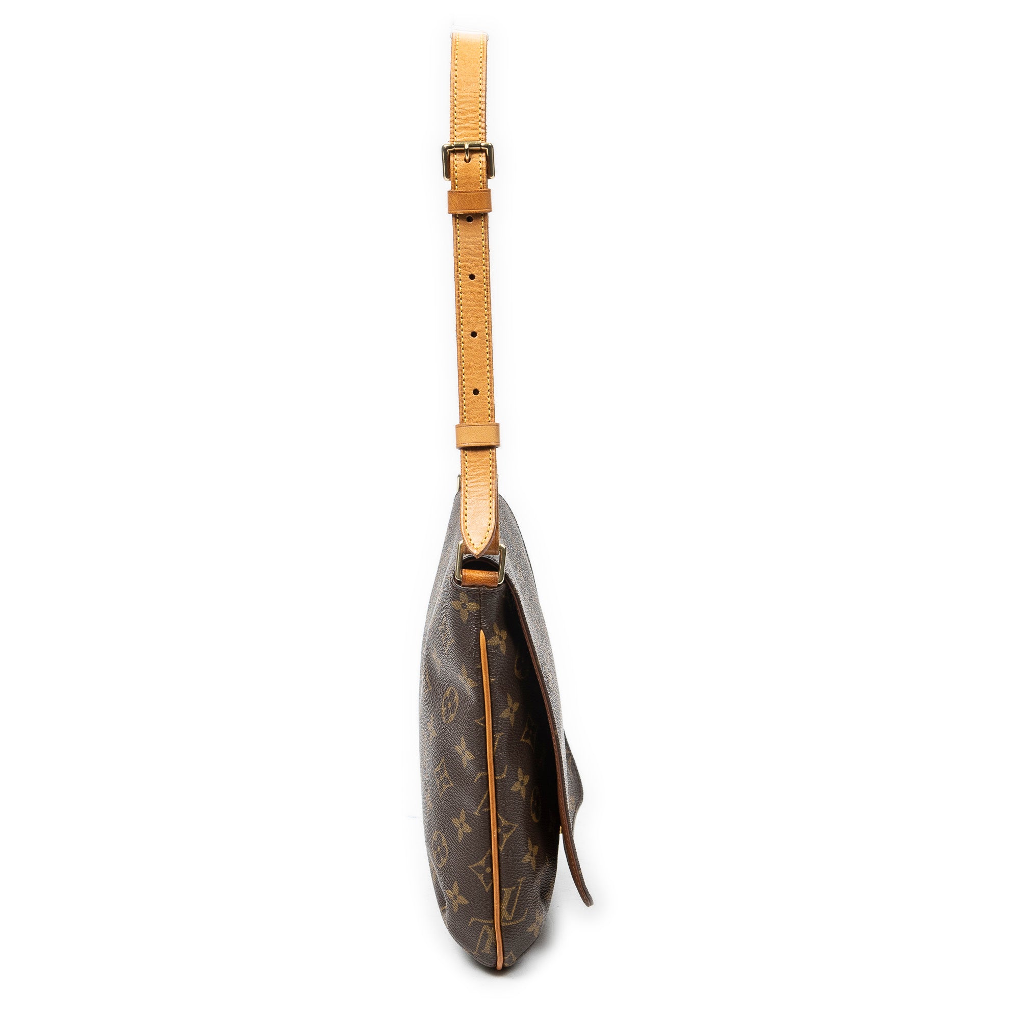 Shoulder Bag Musette Salsa Brown Monogram Canvas