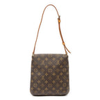 Shoulder Bag Musette Salsa Brown Monogram Canvas
