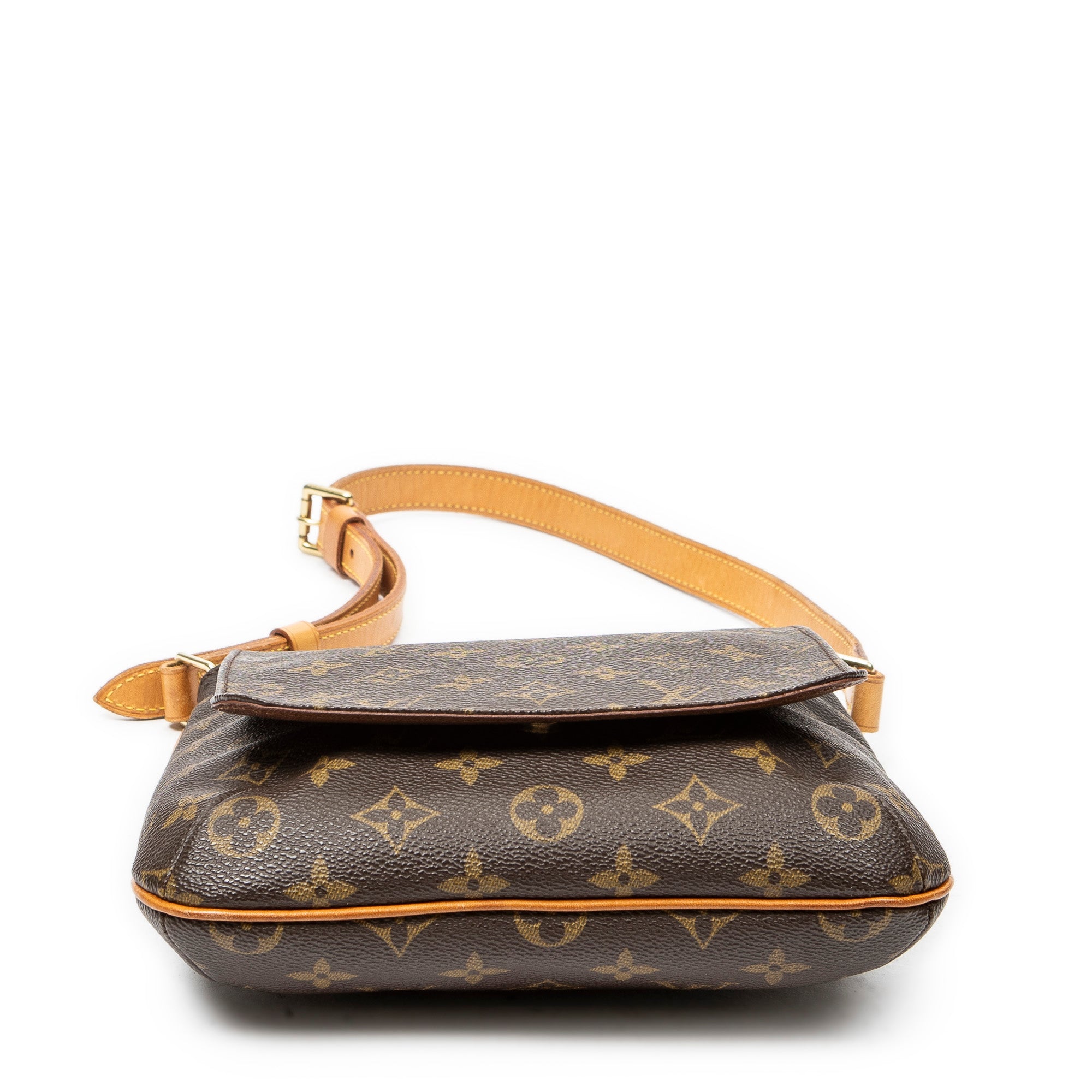 Shoulder Bag Musette Salsa Brown Monogram Canvas