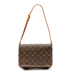 Sac Bandoulière Musette Tango Toile Monogram Marron