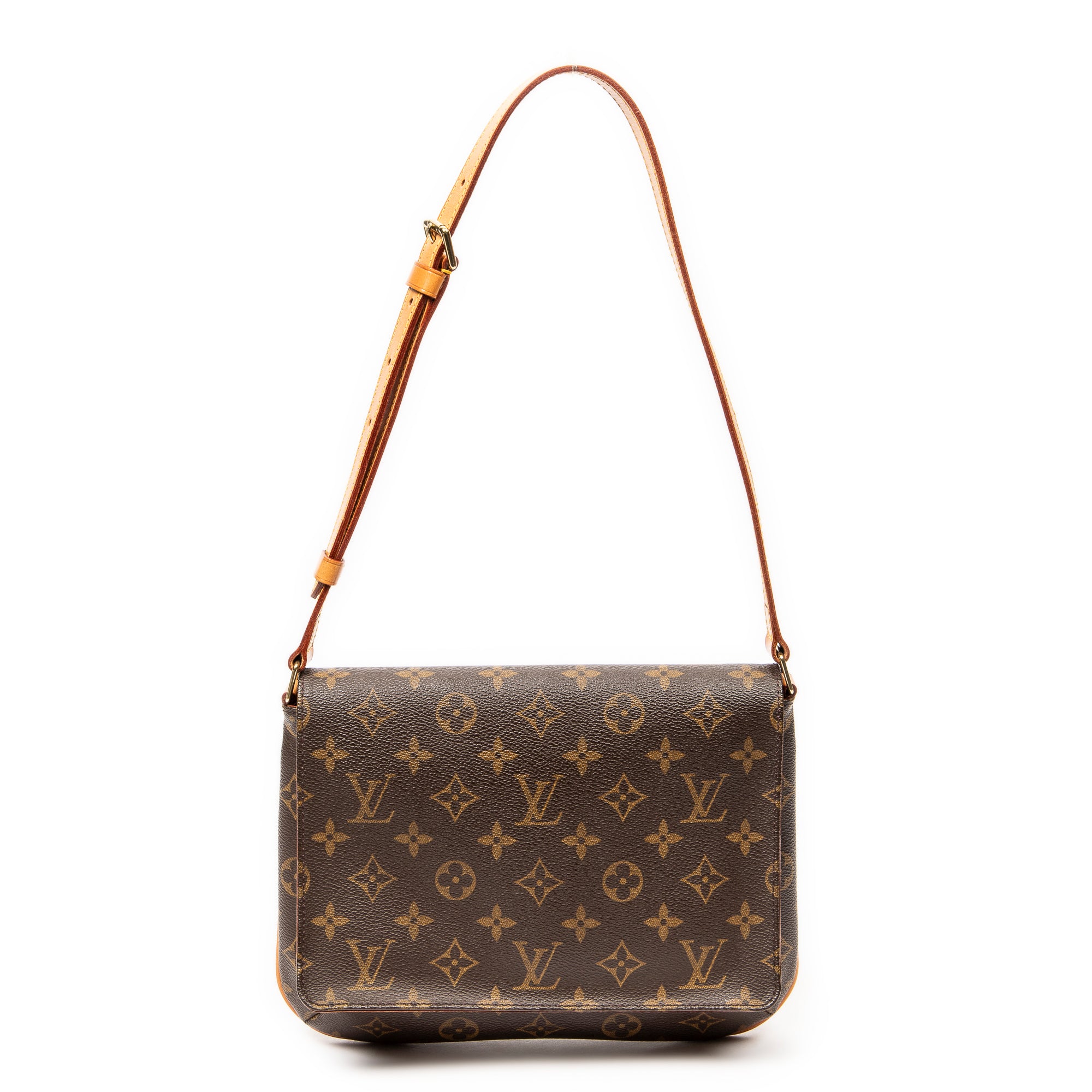 Sac Bandoulière Musette Tango Toile Monogram Marron
