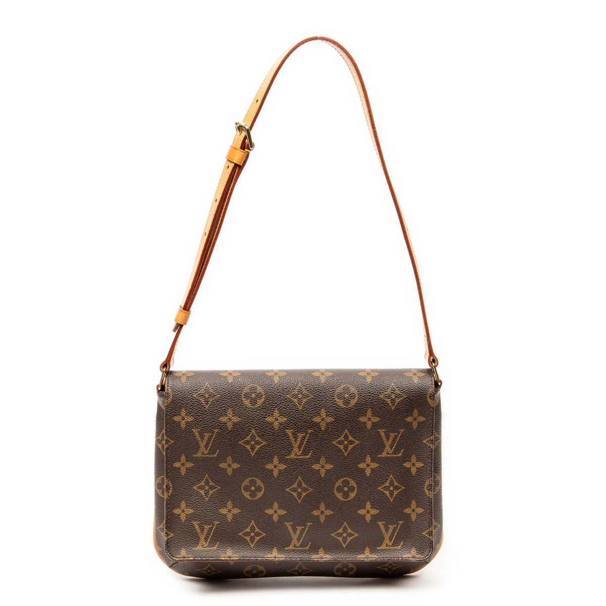Bandolera Musette Tango Lona Monogram Marrón