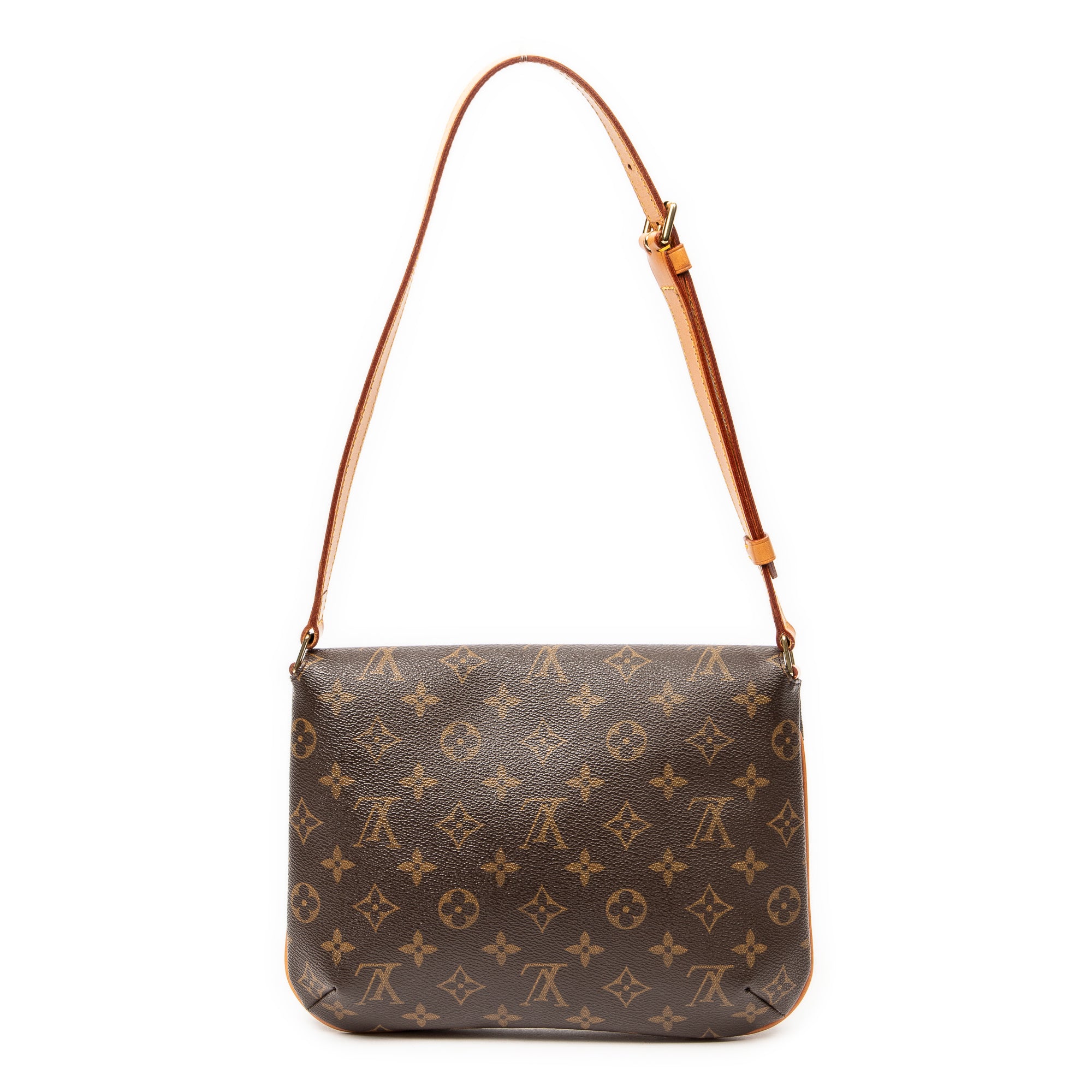 Sac Bandoulière Musette Tango Toile Monogram Marron