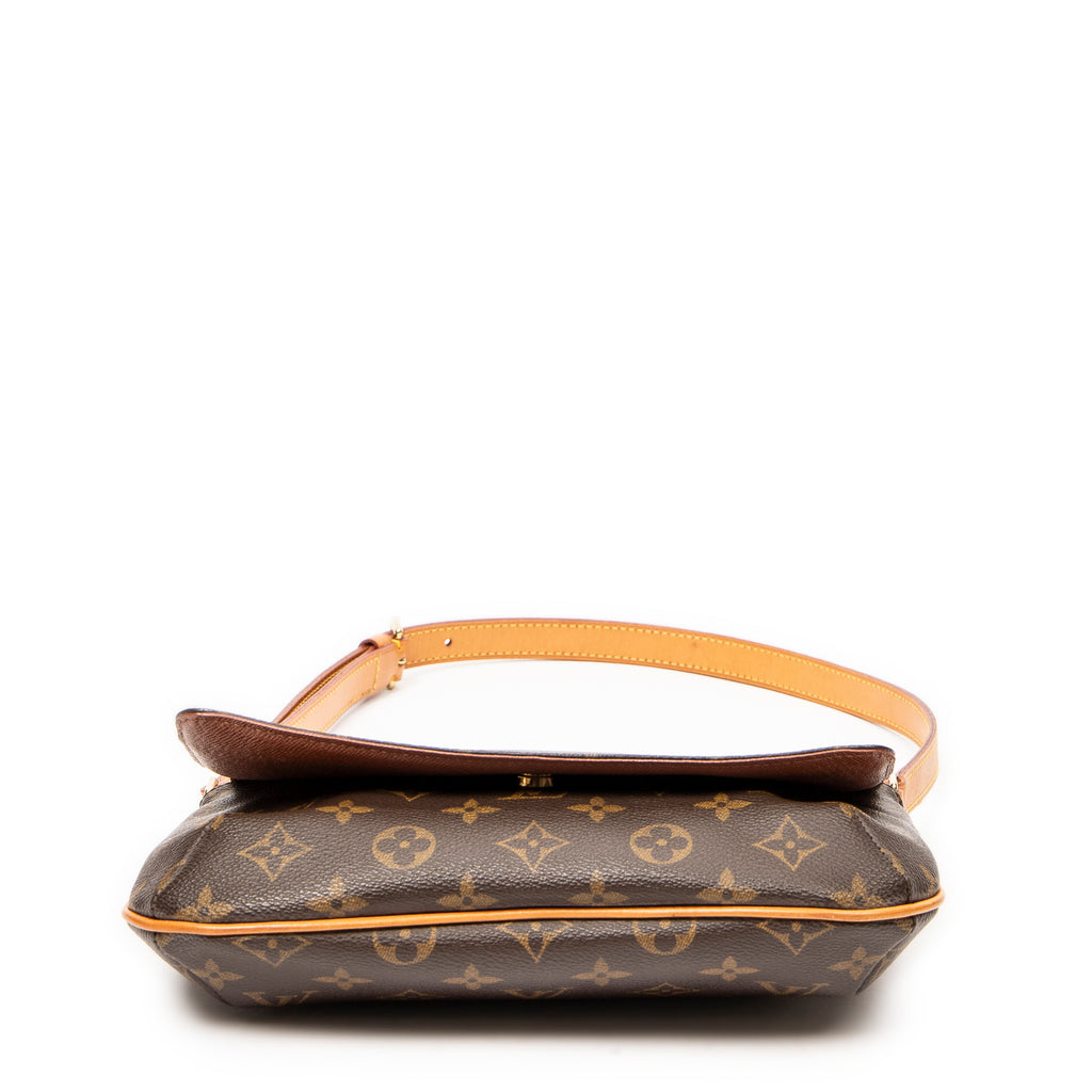 Sac Bandoulière Musette Tango Toile Monogram Marron