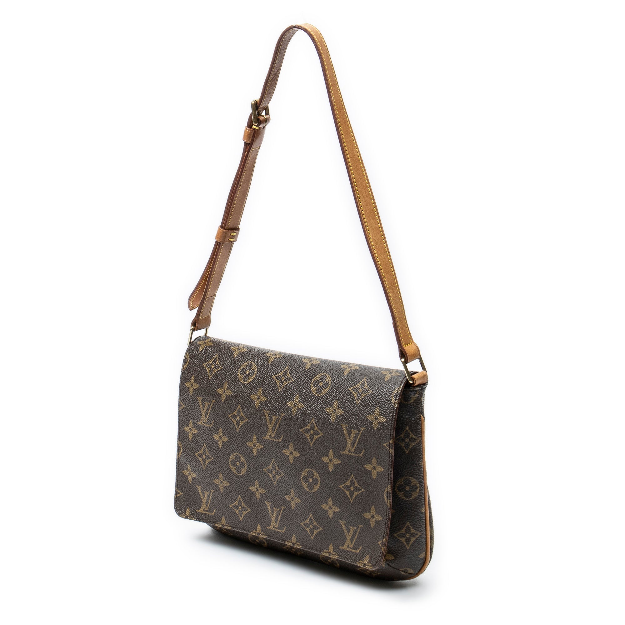 Shoulder Bag Musette Tango Brown Monogram Canvas