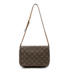 Shoulder Bag Musette Tango Brown Monogram Canvas