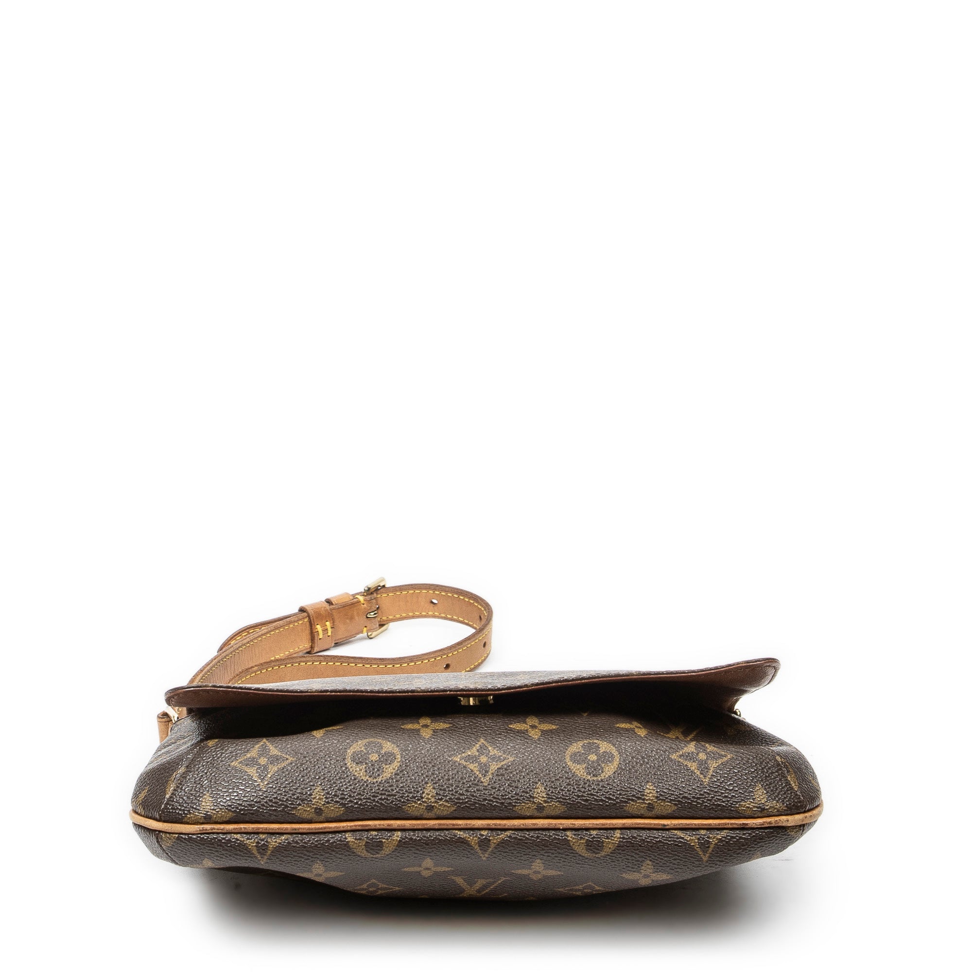 Shoulder Bag Musette Tango Brown Monogram Canvas