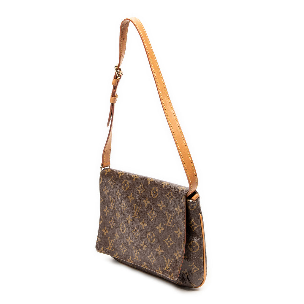 Sac Bandoulière Musette Tango Toile Monogram Marron
