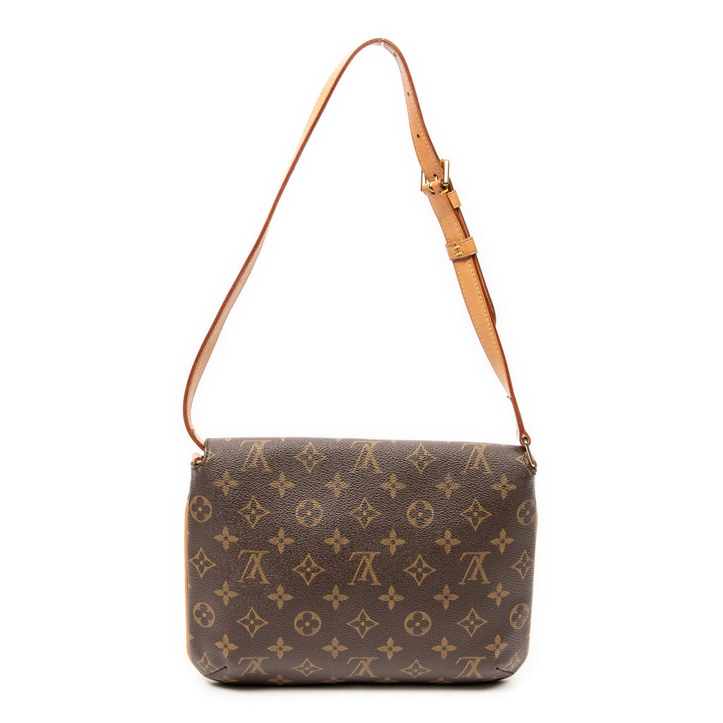 Sac Bandoulière Musette Tango Toile Monogram Marron