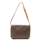 Sac Bandoulière Musette Tango Toile Monogram Marron