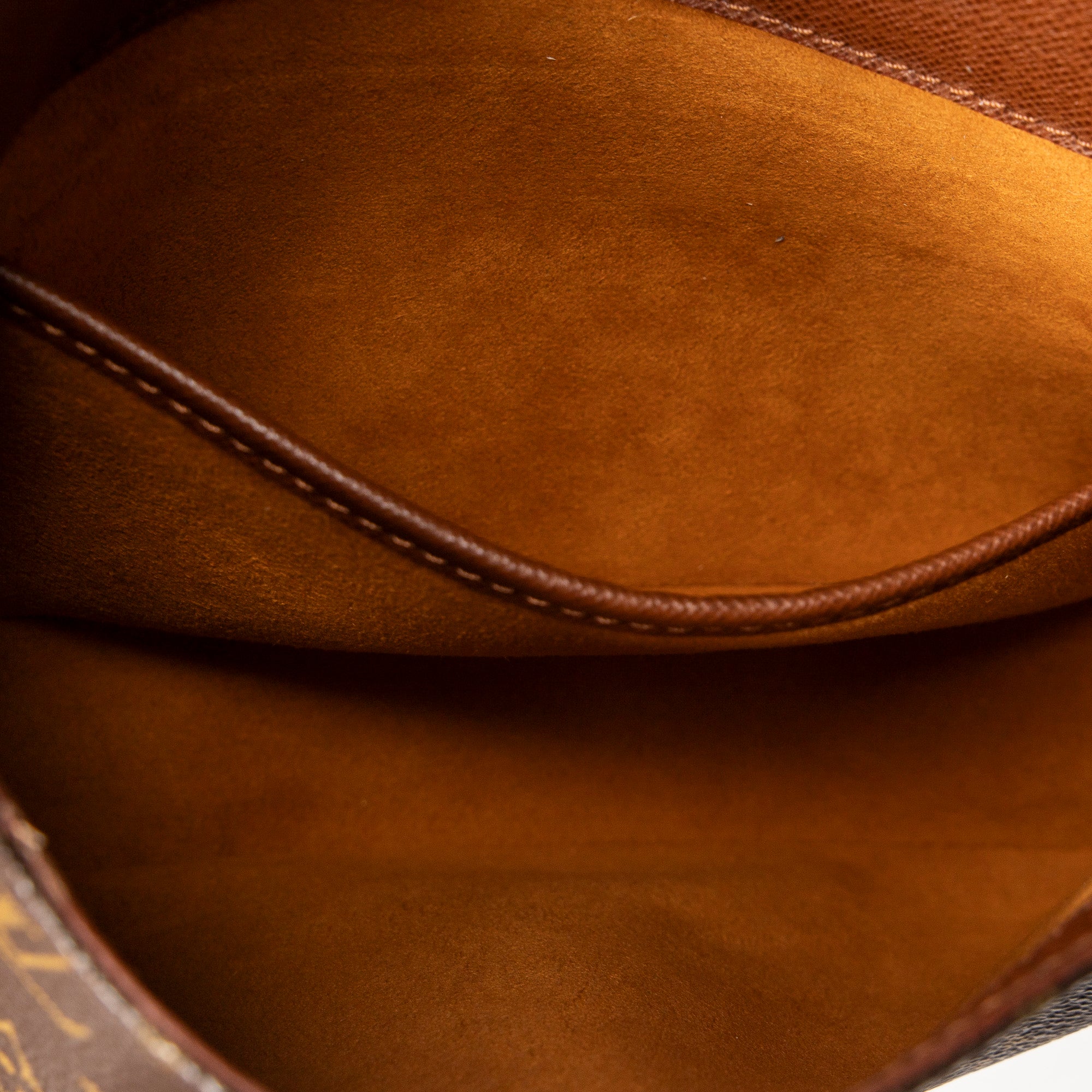 Sac Bandoulière Musette Tango Toile Monogram Marron
