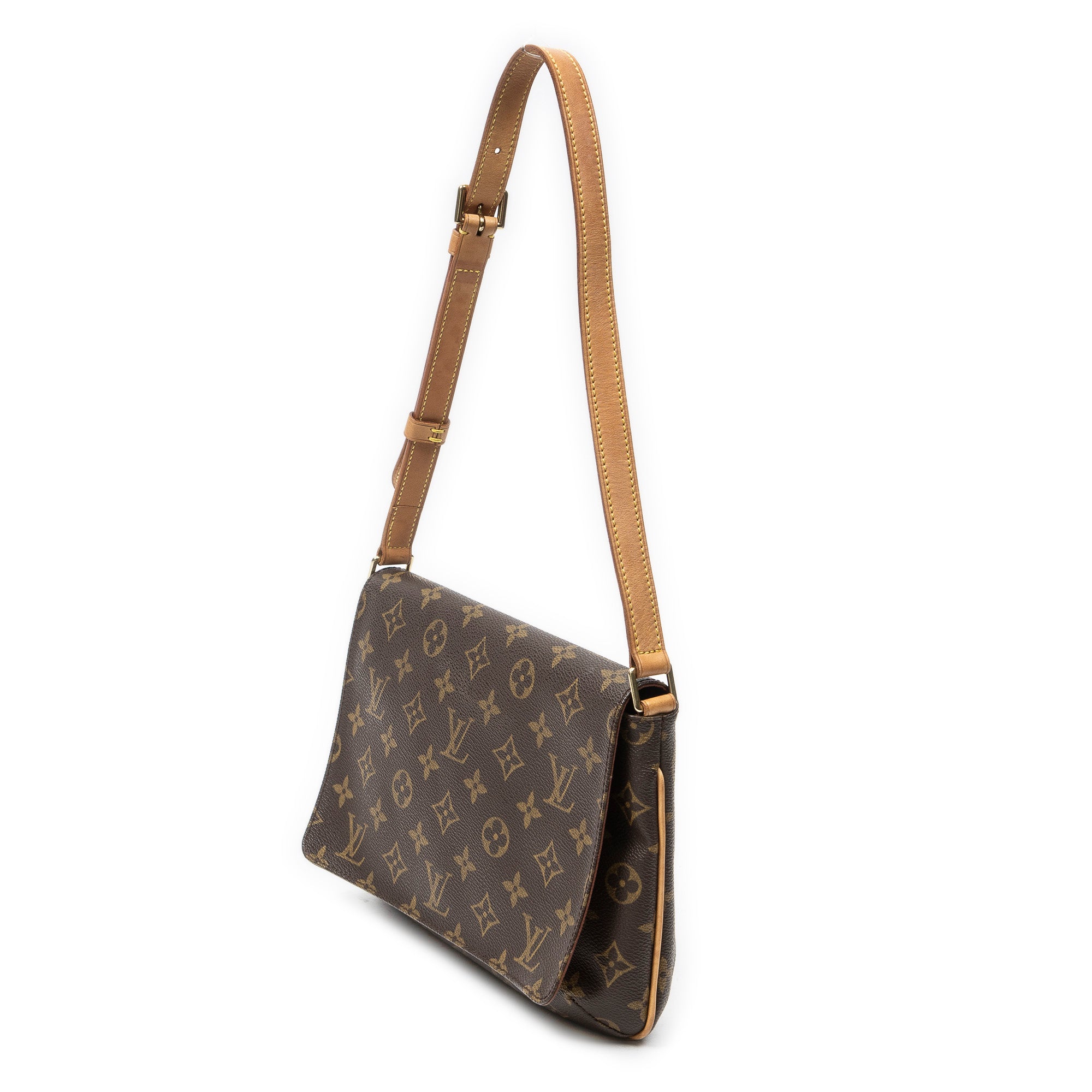 Shoulder Bag Musette Tango Brown Monogram Canvas