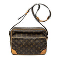 Shoulder Bag Nil Brown Monogram Canvas