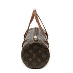 Handbag Papillon 26 Brown Monogram Canvas