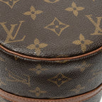 Handbag Papillon 30 Brown Monogram Canvas