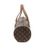 Handbag Papillon 30 Brown Monogram Canvas