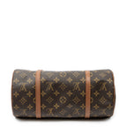 Handbag Papillon 30 Brown Monogram Canvas