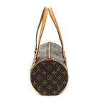 Handbag Papillon 30 Brown Monogram Canvas