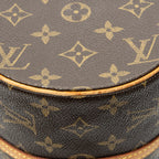 Handbag Papillon 30 Brown Monogram Canvas