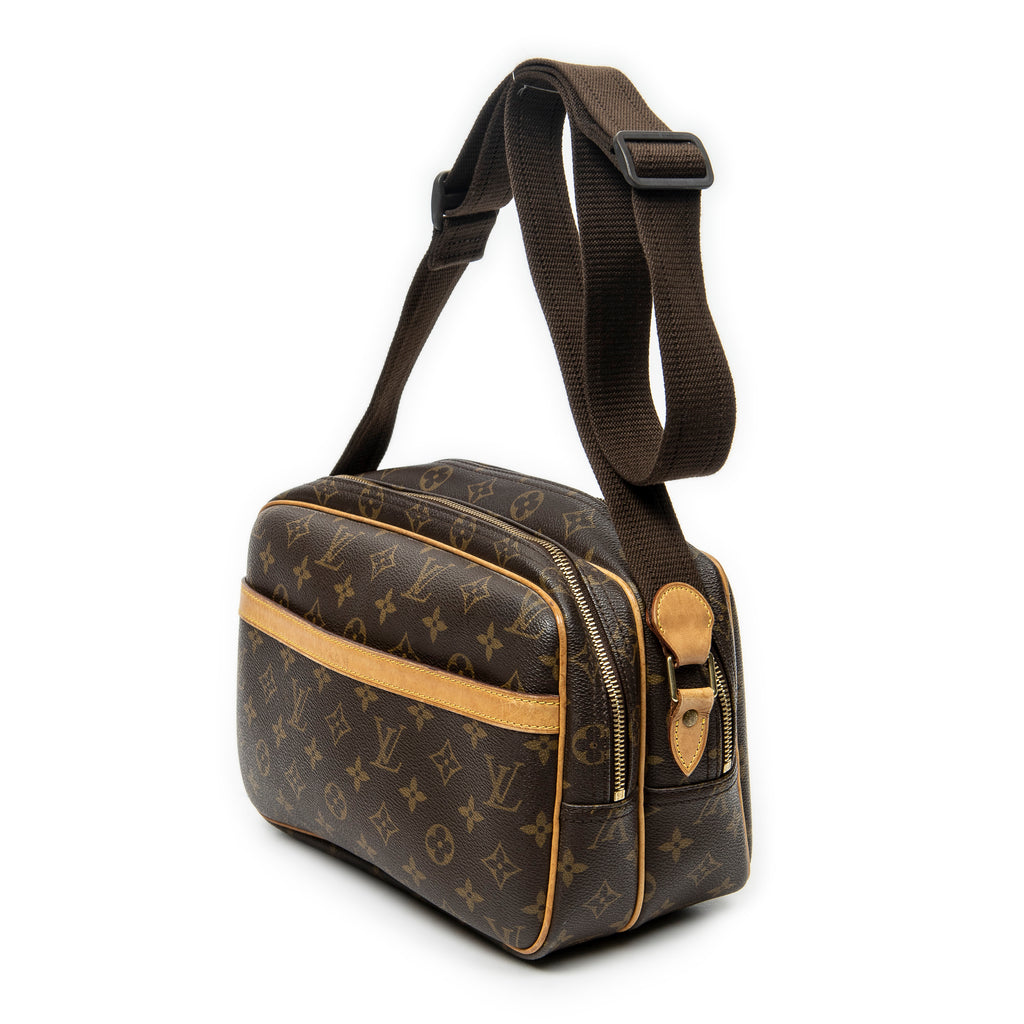 Shoulder Bag Reporter PM Brown Monogram Canvas