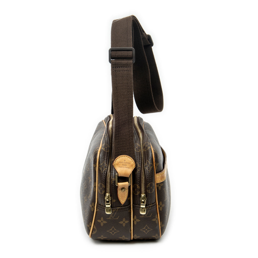 Shoulder Bag Reporter PM Brown Monogram Canvas