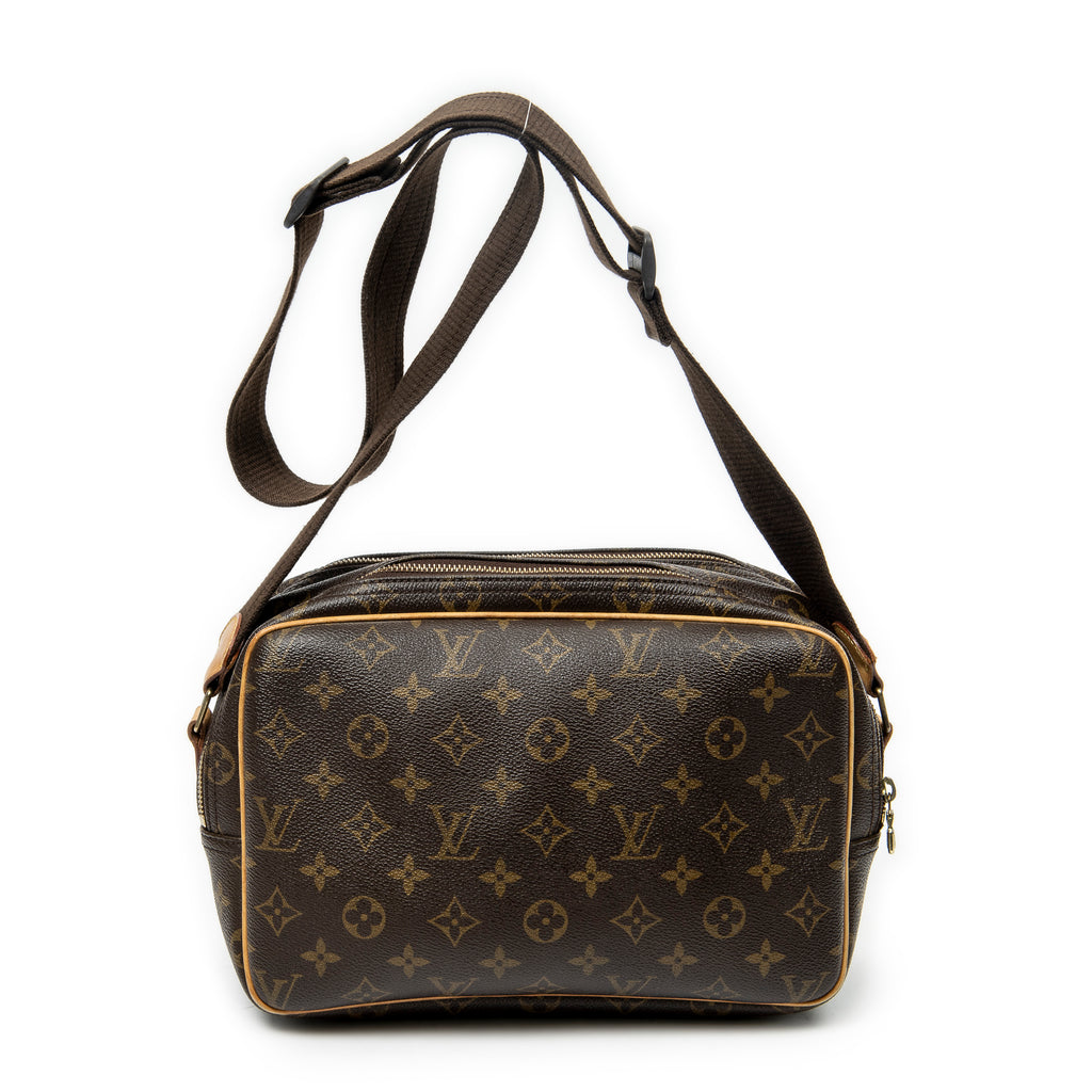 Shoulder Bag Reporter PM Brown Monogram Canvas