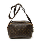Shoulder Bag Reporter PM Brown Monogram Canvas