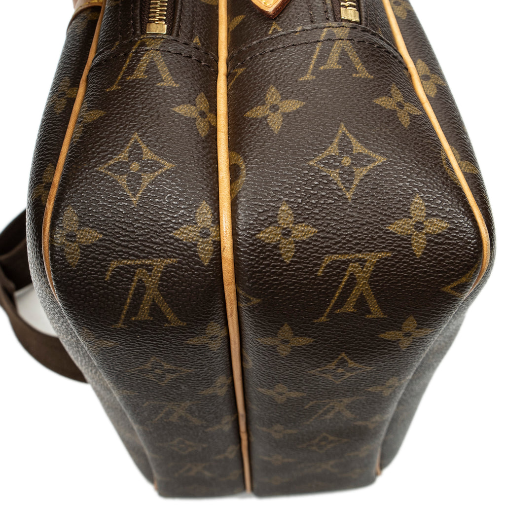 Shoulder Bag Reporter PM Brown Monogram Canvas