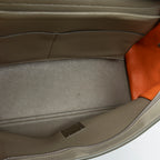 Shoulder Bag Small Tricolor Trapeze Black Calfskin Leather