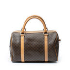 Handbag Small Boston Beige Macadam Coated Canvas