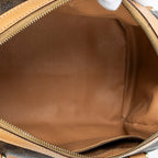 Handbag Small Boston Beige Macadam Coated Canvas