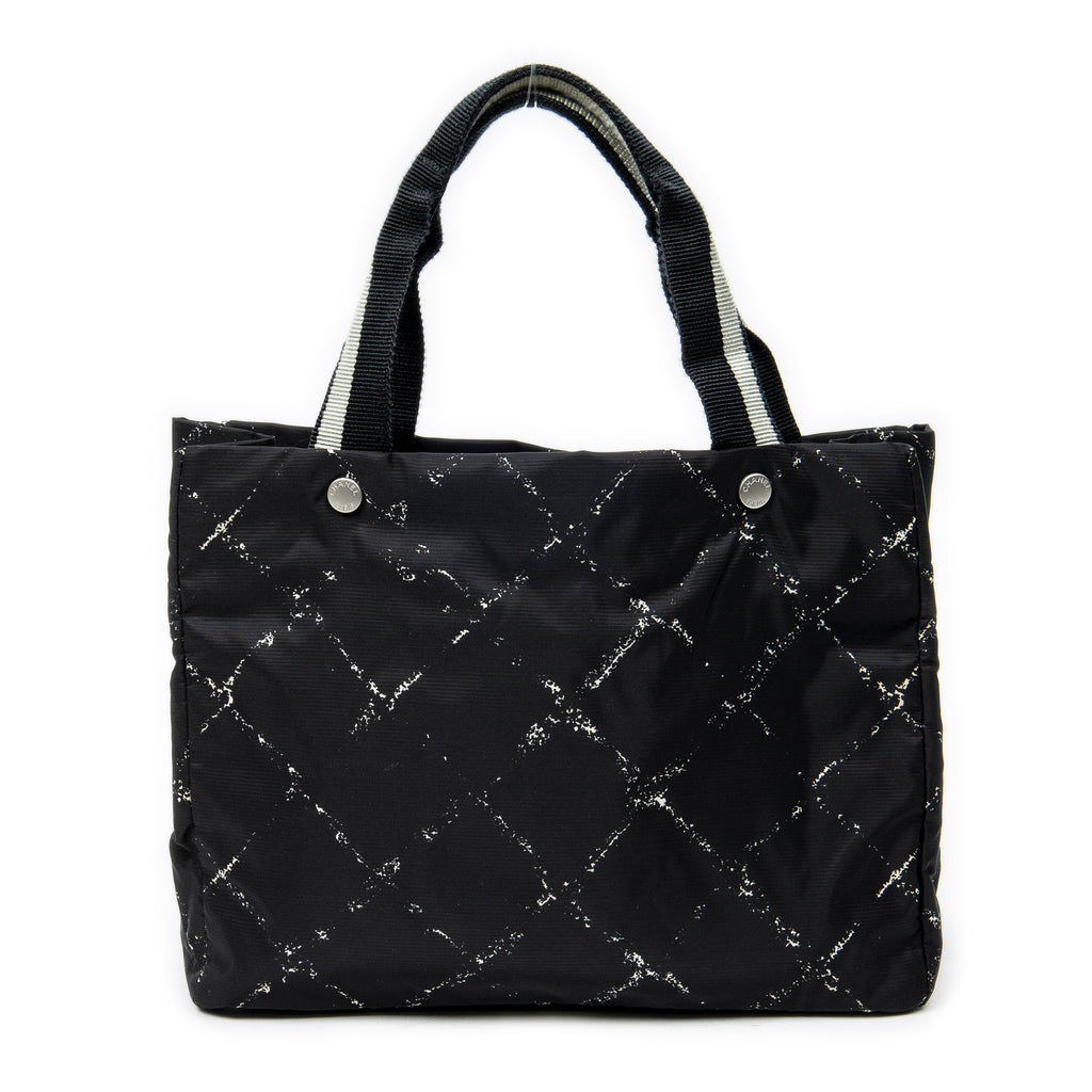 Bolso de hombro pequeño Old Travel line Bolso de mano negro Old Travel Line Lona de nylon