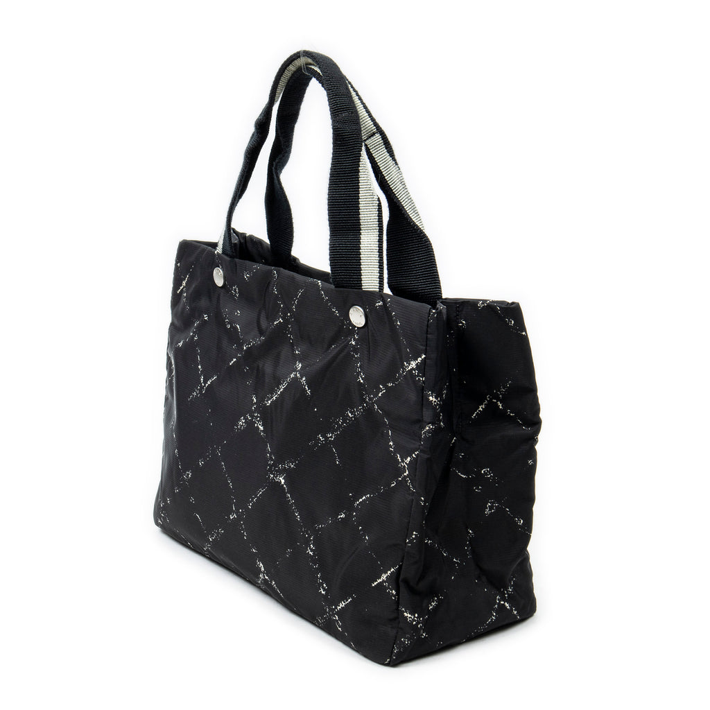 Bolso de hombro pequeño Old Travel line Bolso de mano negro Old Travel Line Lona de nylon